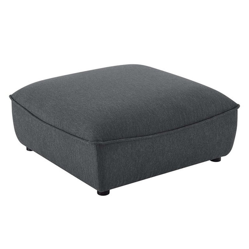 Canapé modulaire Modway Comprise, Polyester gris anthracite, Gris anthracite