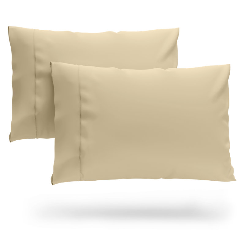 Cosy House Collection Luxury Rayon Derived from Bamboo Blend Ultra Soft Pillowcases, Queen Pillowcase, White