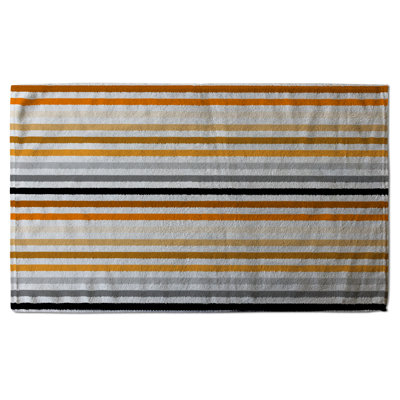 Cotton Stripe Waffle Kitchen Towel