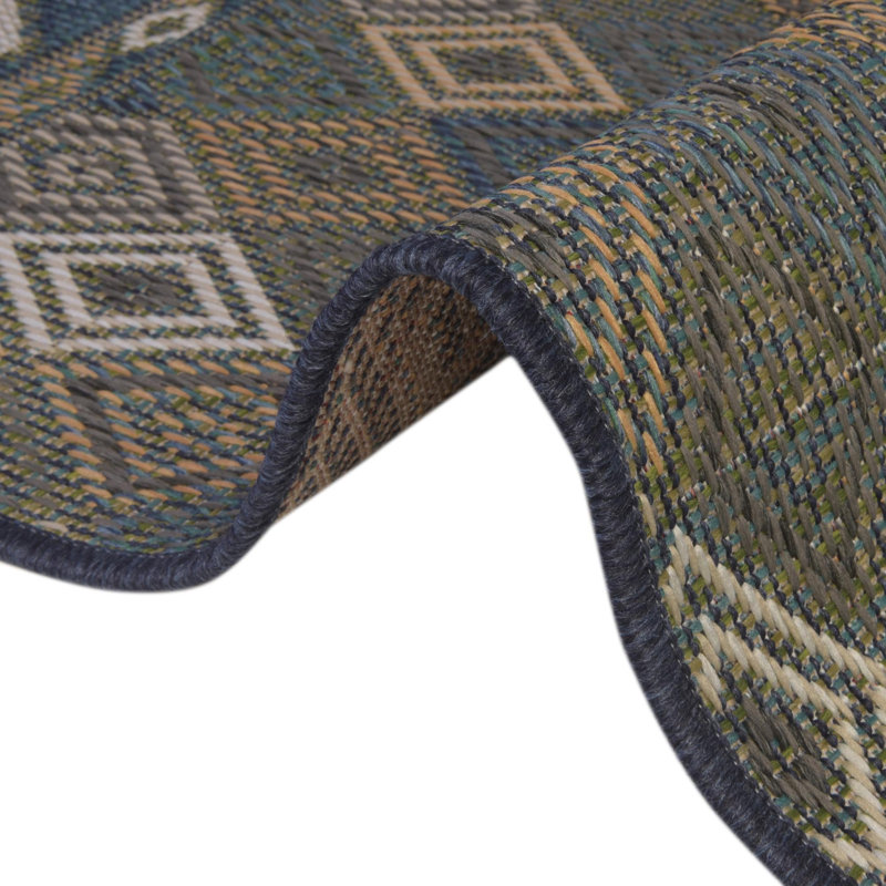 Jacole Offee Indoor/Outdoor Rug, Rectangle 6' x 9'