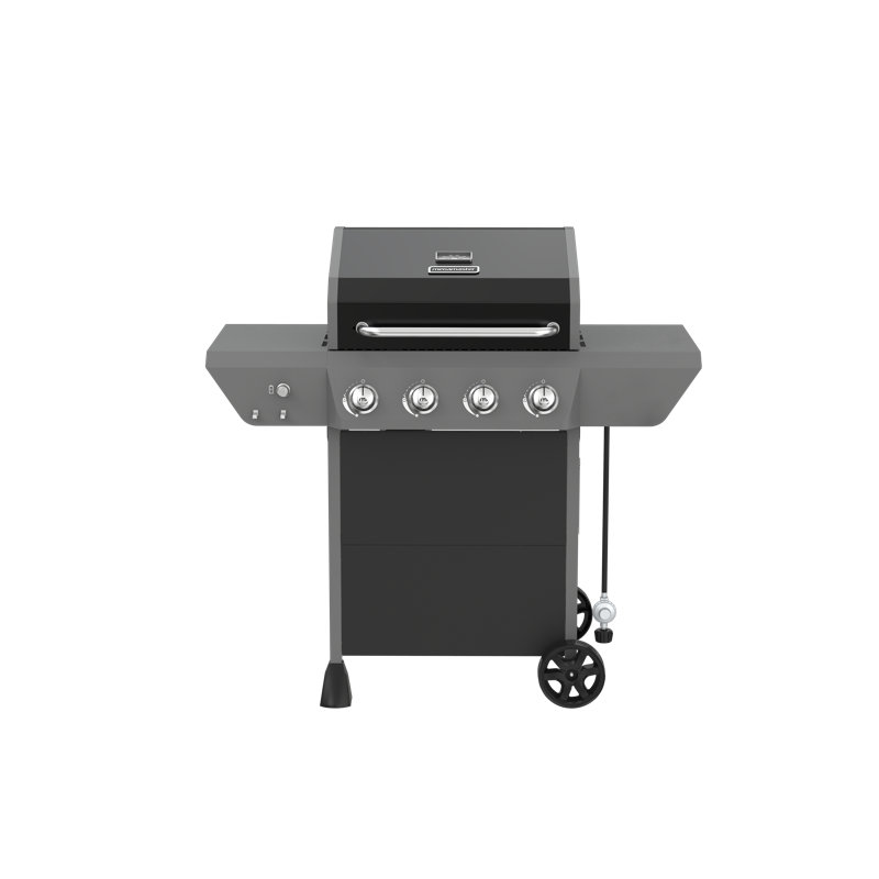 Barbecue au gaz propane liquide autoportant à 4 brûleurs Megamaster