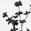 4 pi. Arbre enkianthus artificiel noir d'Halloween