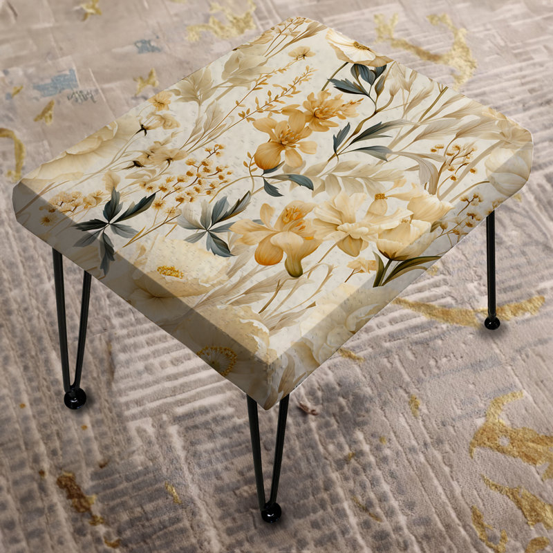 Botanical Impressions I - Plants Rectangle Ottoman