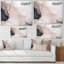 Gris et blanc marbré fluide - art mural moderne sur toile-314469222-314469229