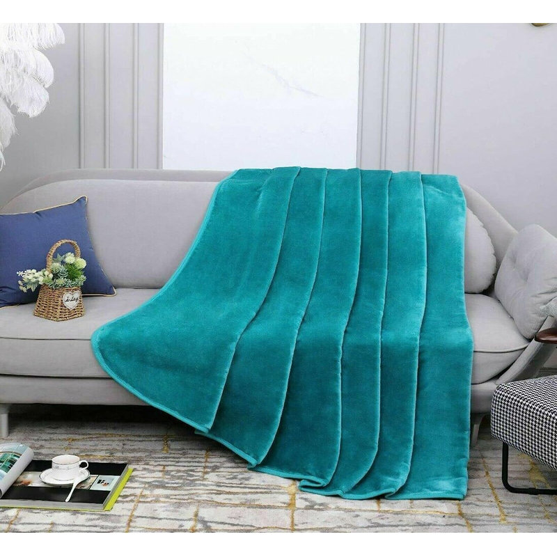 Cody Throw, W200cm x L240cm, Teal