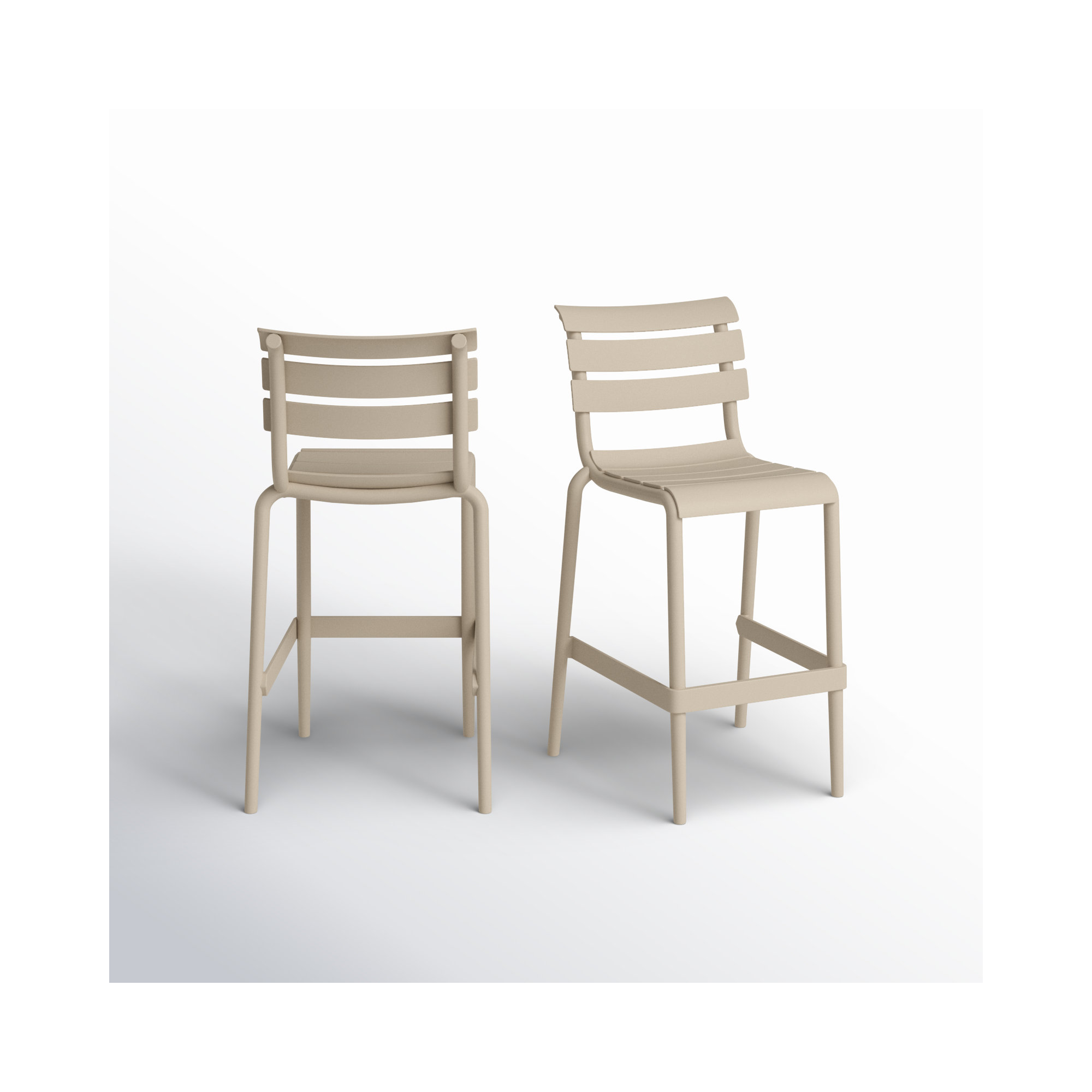 Helen Counter Height Stool, 25.60", Taupe