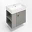 Ensemble de meuble-lavabo simple 21,6 po avec dessus en céramique Lorimar-2088653087-2083493546