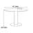Retro small-sized apartment round dining table-862566693