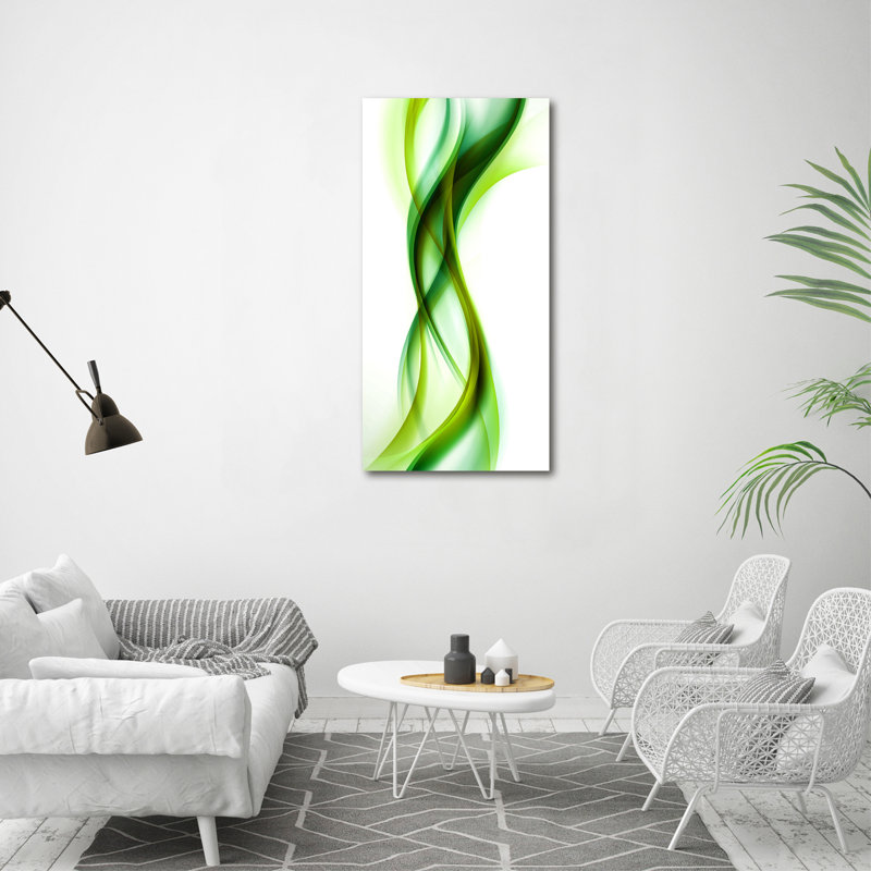 Waves Abstraction - Wrapped Canvas Print