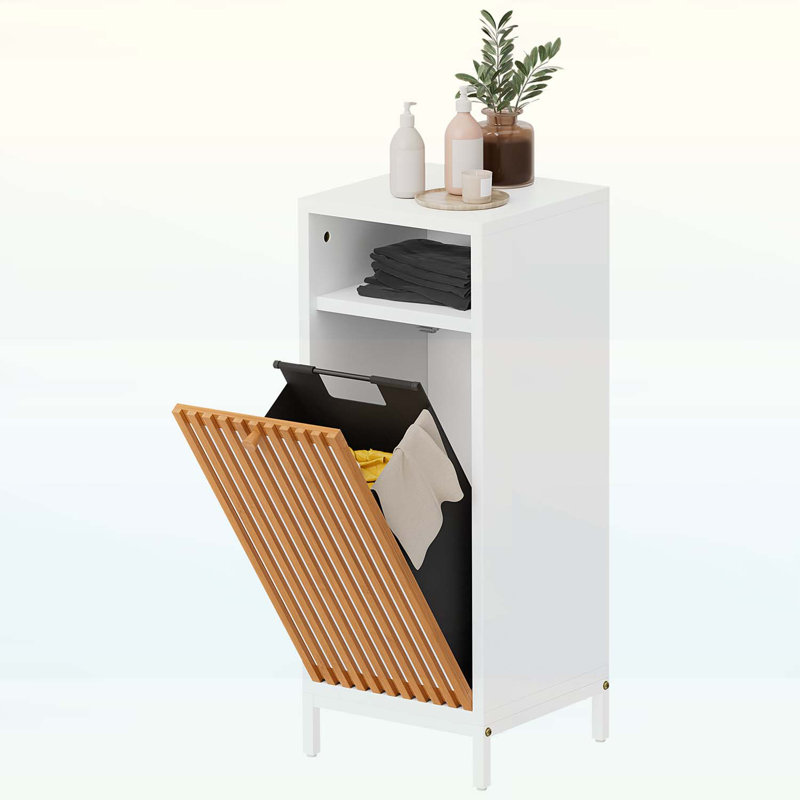 Armoire latérale avec panier amovible, pour des solutions de rangement modernes et fonctionnelles