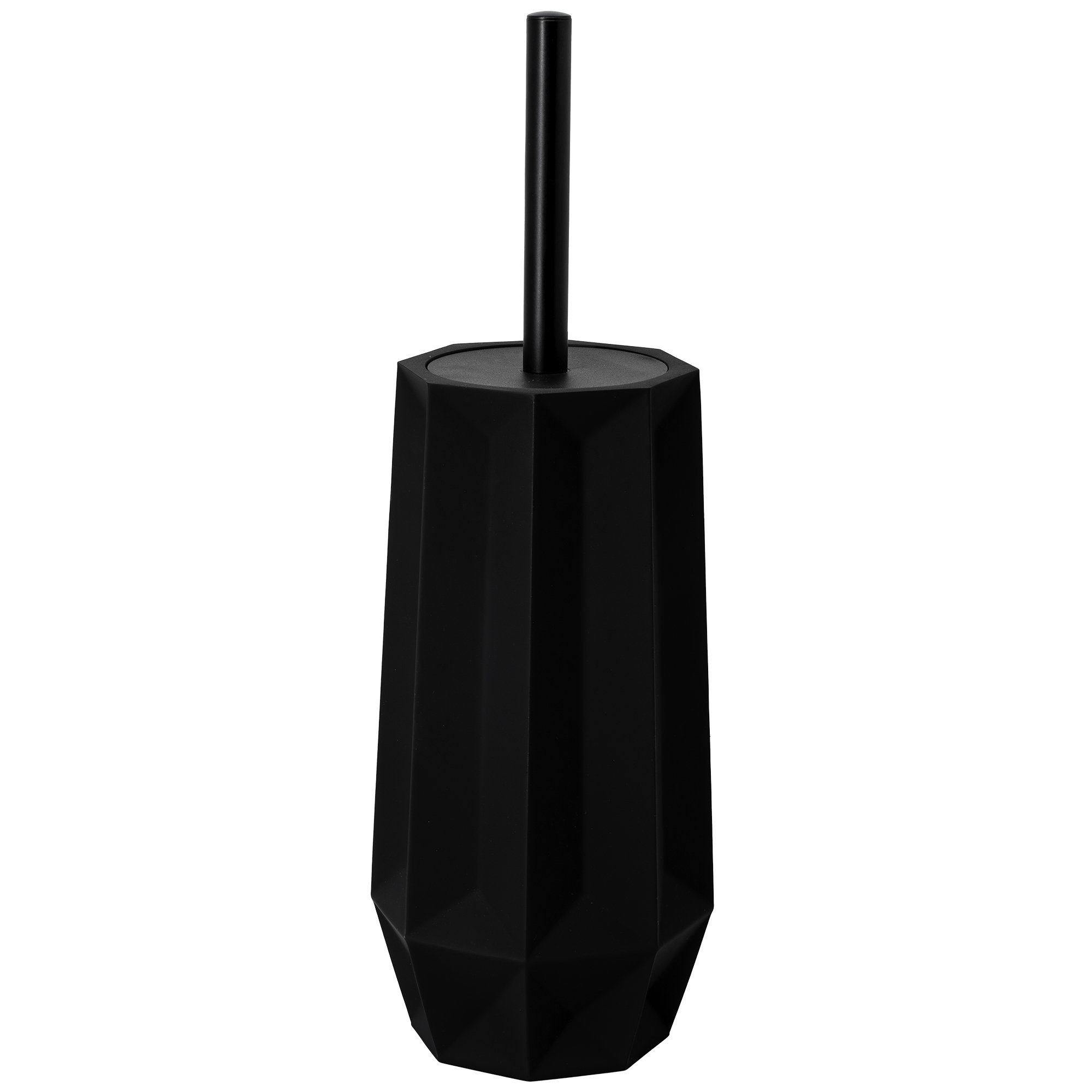 Octagonal Holder Acento Octagon Holder Metal Removable Plastic Liner Tall Toilet Brush ...