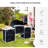 Fold-Up Cooking Table With Windscreen And Storage