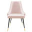 Chaise parsons capitonnée en velours-148914998