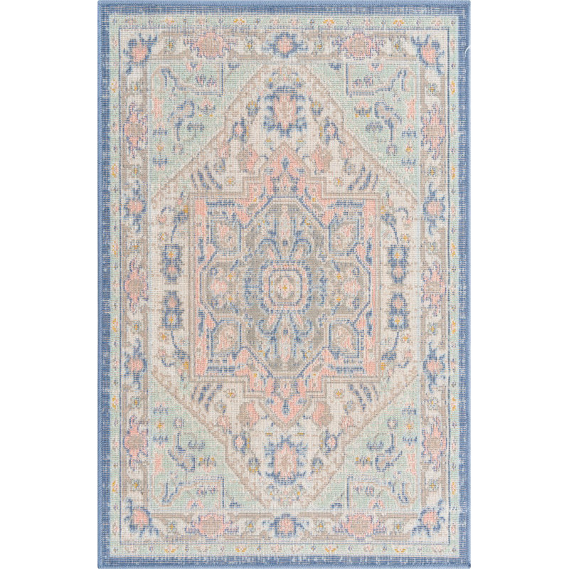 Denena Oriental Indoor Rug, Rectangle 2'2" x 3'