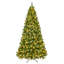 Arbre de Noël artificiel vert pré-éclairé-1396407569