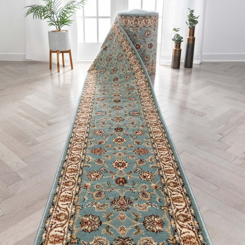 Tapis d'escalier Almore Sarouk, Tapis de couloir 2 pi 3 po x 30 pi