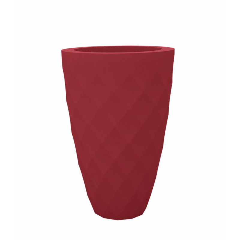 Vases Resin Pot Planter, 39.25" H x 25.5" W x 25.5" D, Bronze