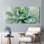Plante succulente, reproduction d'art sur toile tendue, ensemble de 3 reproductions d'art sur toile pour salon chambre à coucher