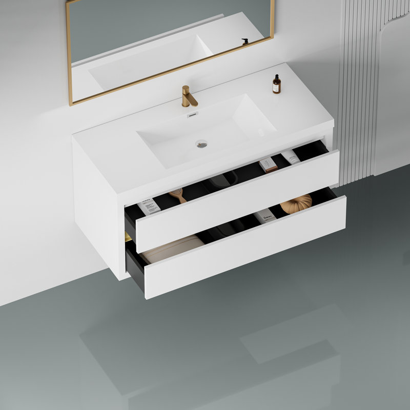 Meuble-lavabo flottant avec lavabo Magnus