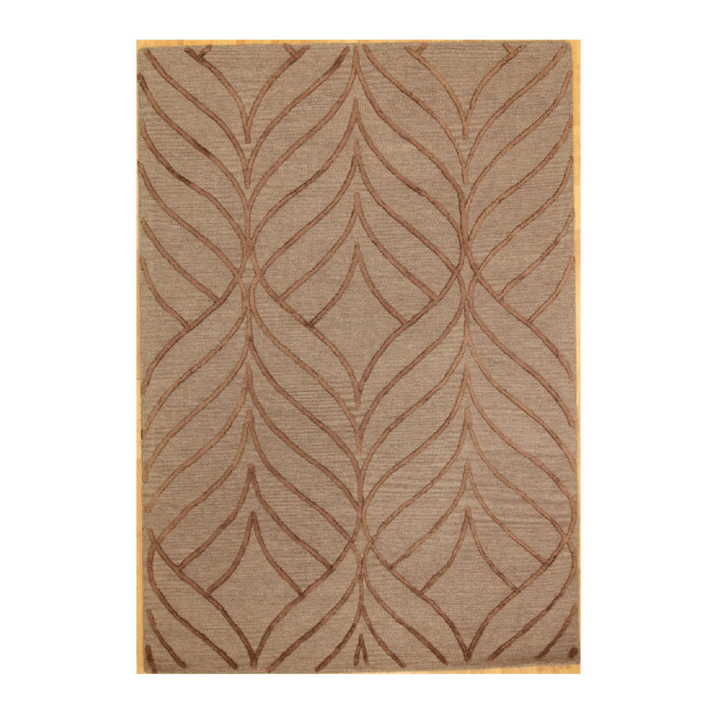Hand Knotted Cotton Floral Rug