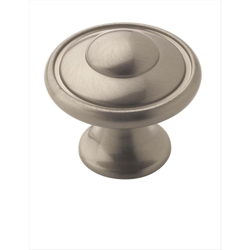 Poignée champignon Allison 1 3/16 po de diamètre, Nickel satiné