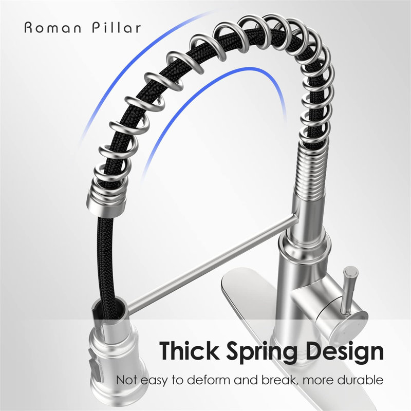 KIKO HOME Pull Out Kitchen Faucet