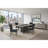Dark Grey and Gray Washed Dining Table