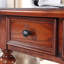 Bureau d'écriture avec tiroirs Chestnut-143567155