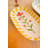 SET OF TWO CERAMIC PLATTERS - FLOWERS