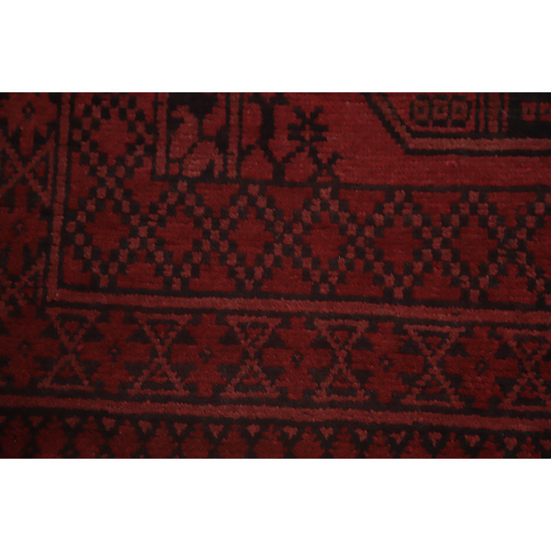 Tapis de vestibule oriental afghan Elephant