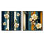 Hereford - Ensemble de 2 collages carrés botaniques abstraits-101861647-101861652