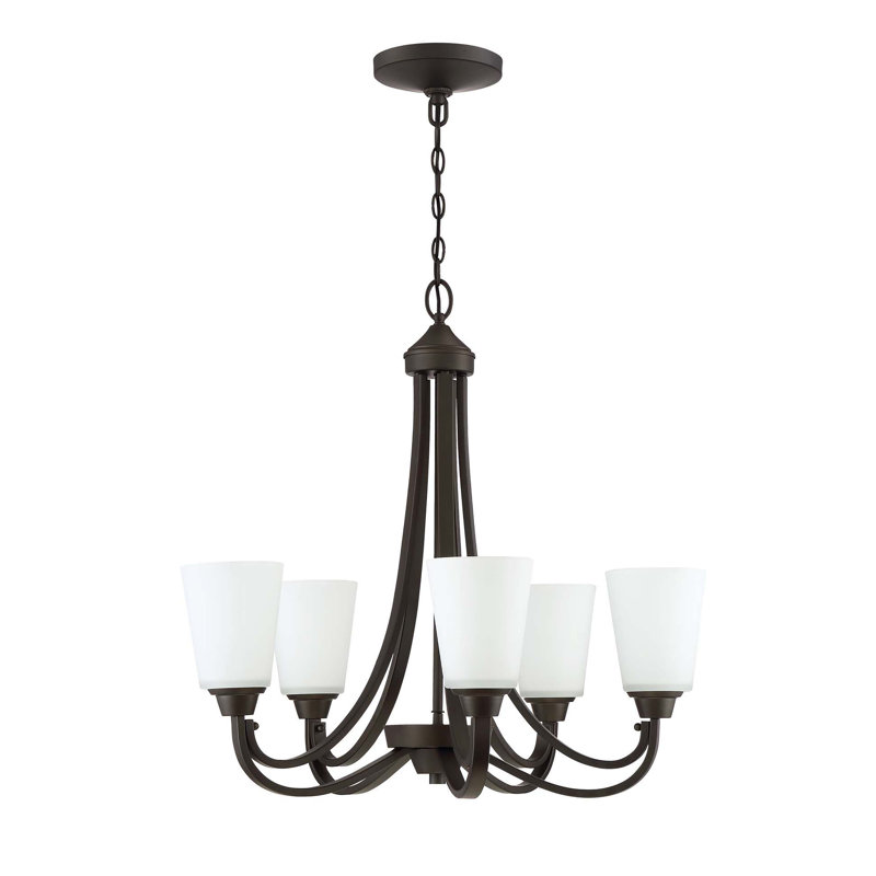 Colfax 5 - Light Classic / Traditional Chandelier, Espresso
