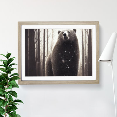 Evocative Bear - Framed Print