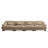 Super Comfort Oversized Modular Velvet Sectional Sofa With Movable Ottoman, Deep Seat, And Convertible L Shaped Design For Living Room-1212065698