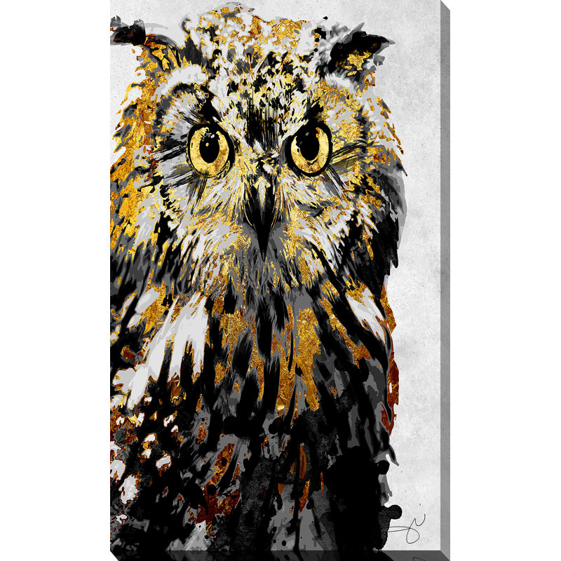" Wise " by Jodi, Wrapped Canvas, 60" H x 36" W x 1.5" D