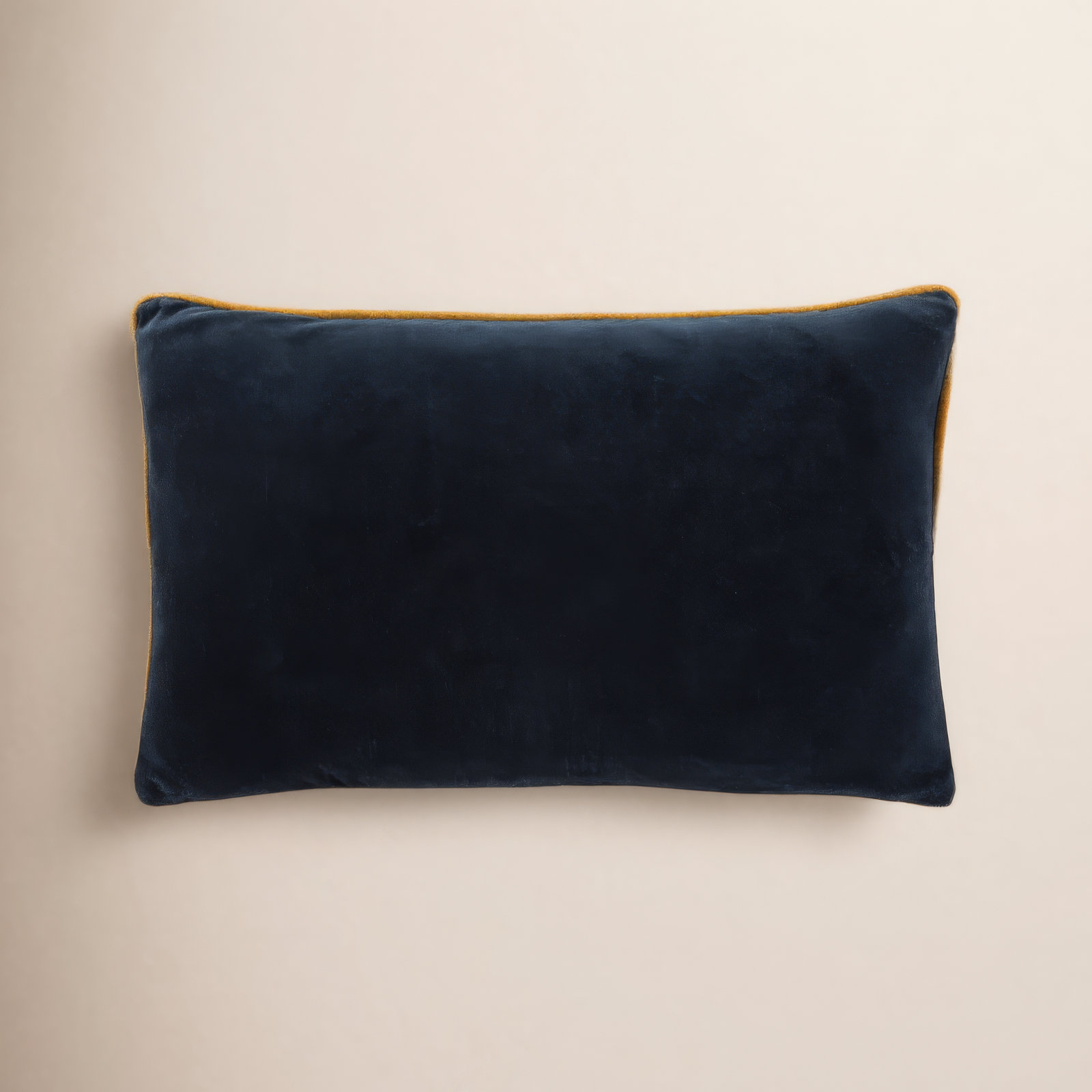 Amory Cotton Lumbar Throw Pillow, Pillow Cover Only - No Insert, Blueberry