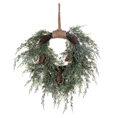 Gurasees Faux Cedar Wreath