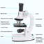 Microscope pour enfants 1200X avec lumière DEL, trousse de laboratoire à domicile et jouet d'apprentissage pour les STMM pour les enfants de 6 à 12 ans-118144294