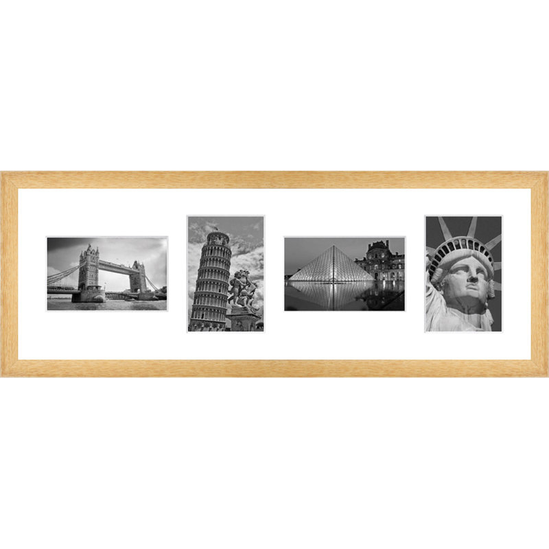 Kolson Collage Picture Frame, Natural Brown