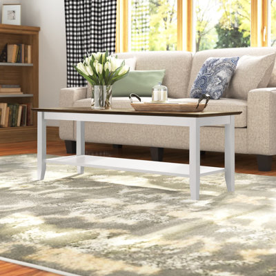 Carbin Solid Wood Coffee Table