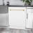 ZLINE Autograph 24 in. Tallac Dishwasher Auto Door Open, 51dBa, White Matte Panel, Gold Handle-65685053