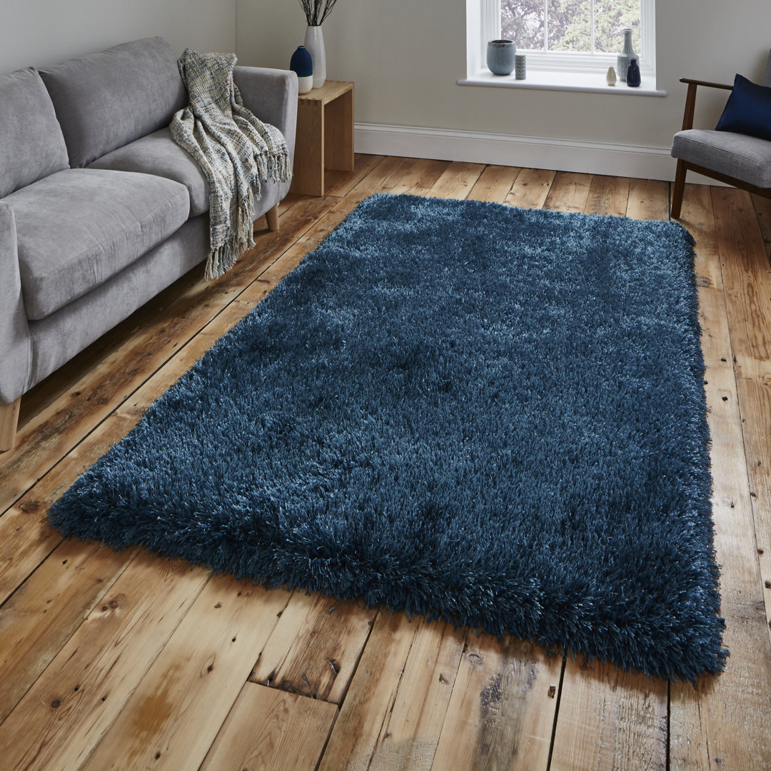 Montana area rug Hand Tufted Rectangle Blue