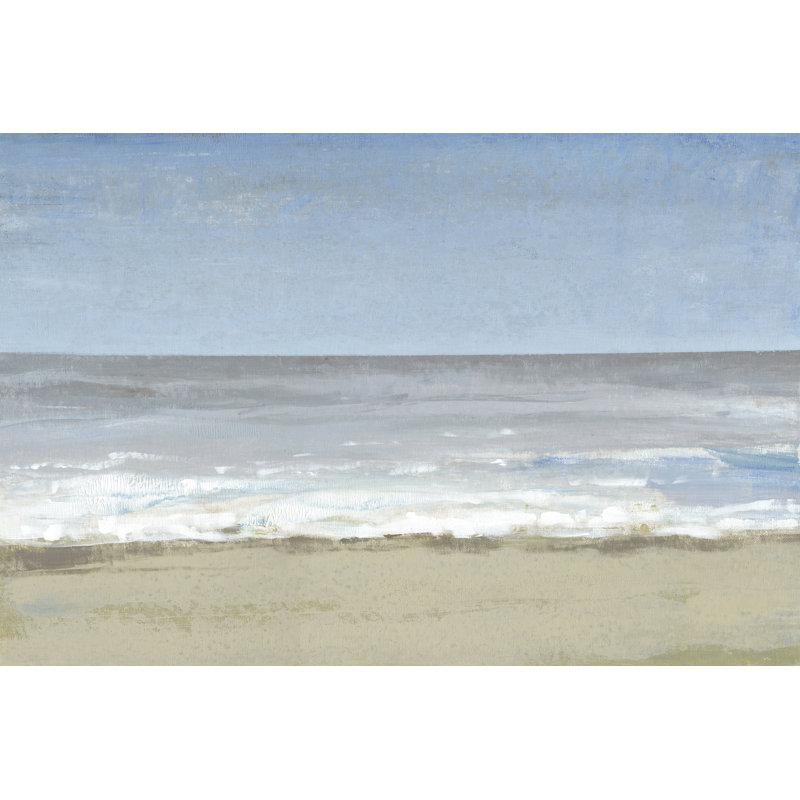Jour de marche sur la plage II, H 20 po x l 30 po x P 1,25 po