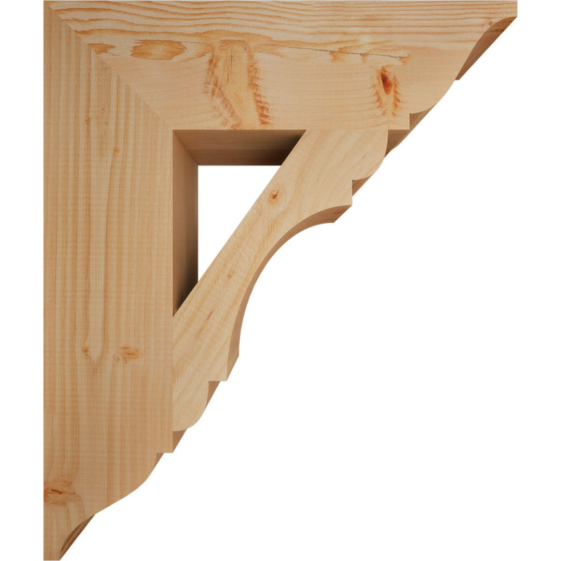 Support olympique traditionnel, H 26 po x l 5,5 po x P 22 po, Douglas (lisse)