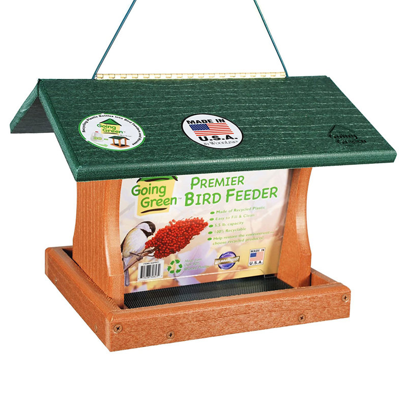 Metal Hanging Hopper Bird Feeder