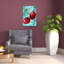 Sweet Cherry Notes Vibrant Abstract Contemporary-129005087