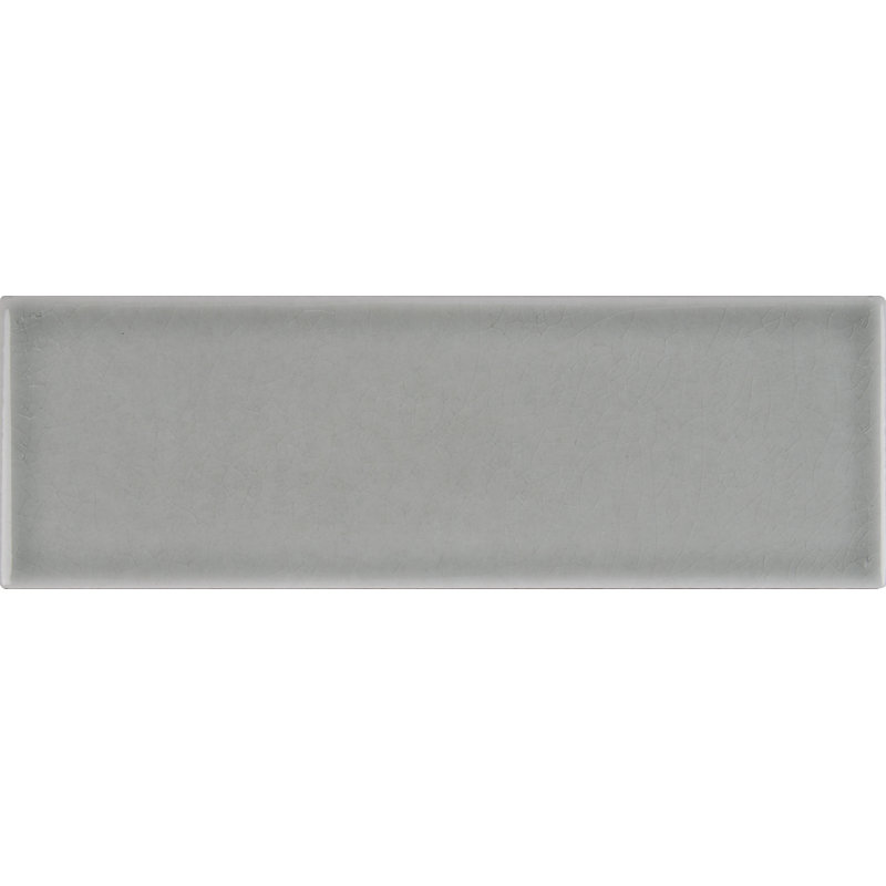 Subway 4 in. x 12 in. Glossy Ceramic Wall Tile, Mistfall