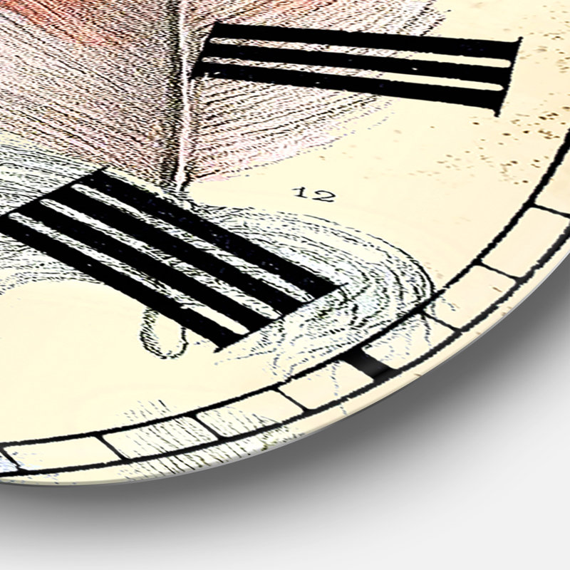 Horloge murale style campagnard, Moyen