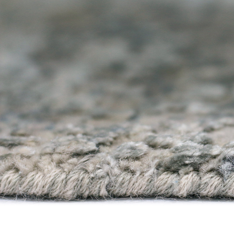 Zenith Abstract Area Rug in Gray, Rectangle 8' x 10'