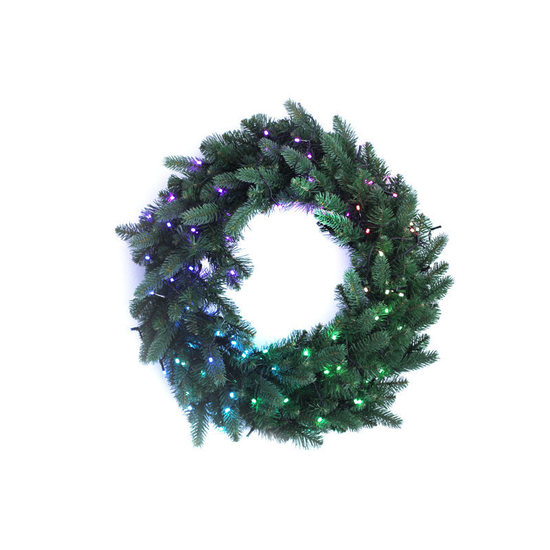Faux Lighted 18.1'' Wreath